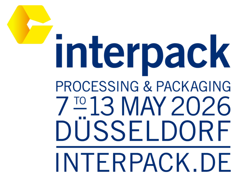 Interpack logo with subtitle 7–13 May 2026 Düsseldorf – interpack.de
