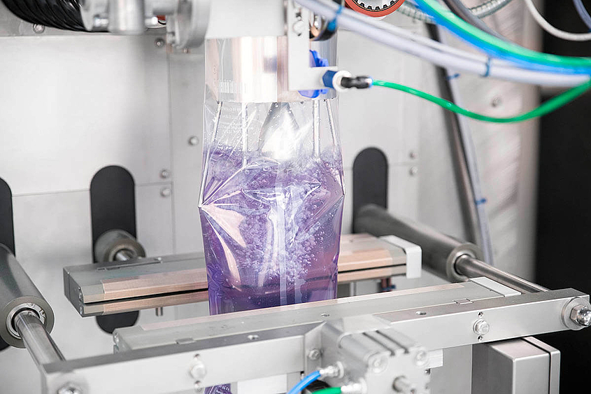 Maschine verpackt Non-Food in vertikalen Schlauchbeuteln