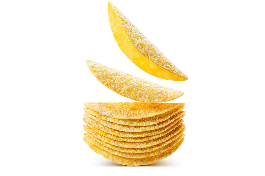 aufeinanderliegende Stapelchips ohne Verpackung